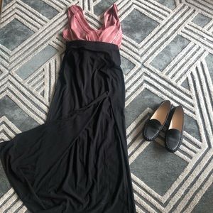 Slit maxi skirt